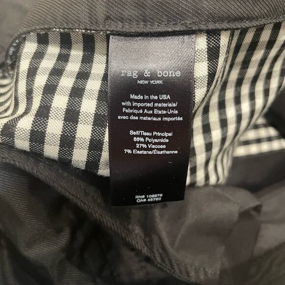 Rag & Bone Layla Gingham High-Waisted Ankle Pants- Size 6- NWOT - Picture 11 of 11